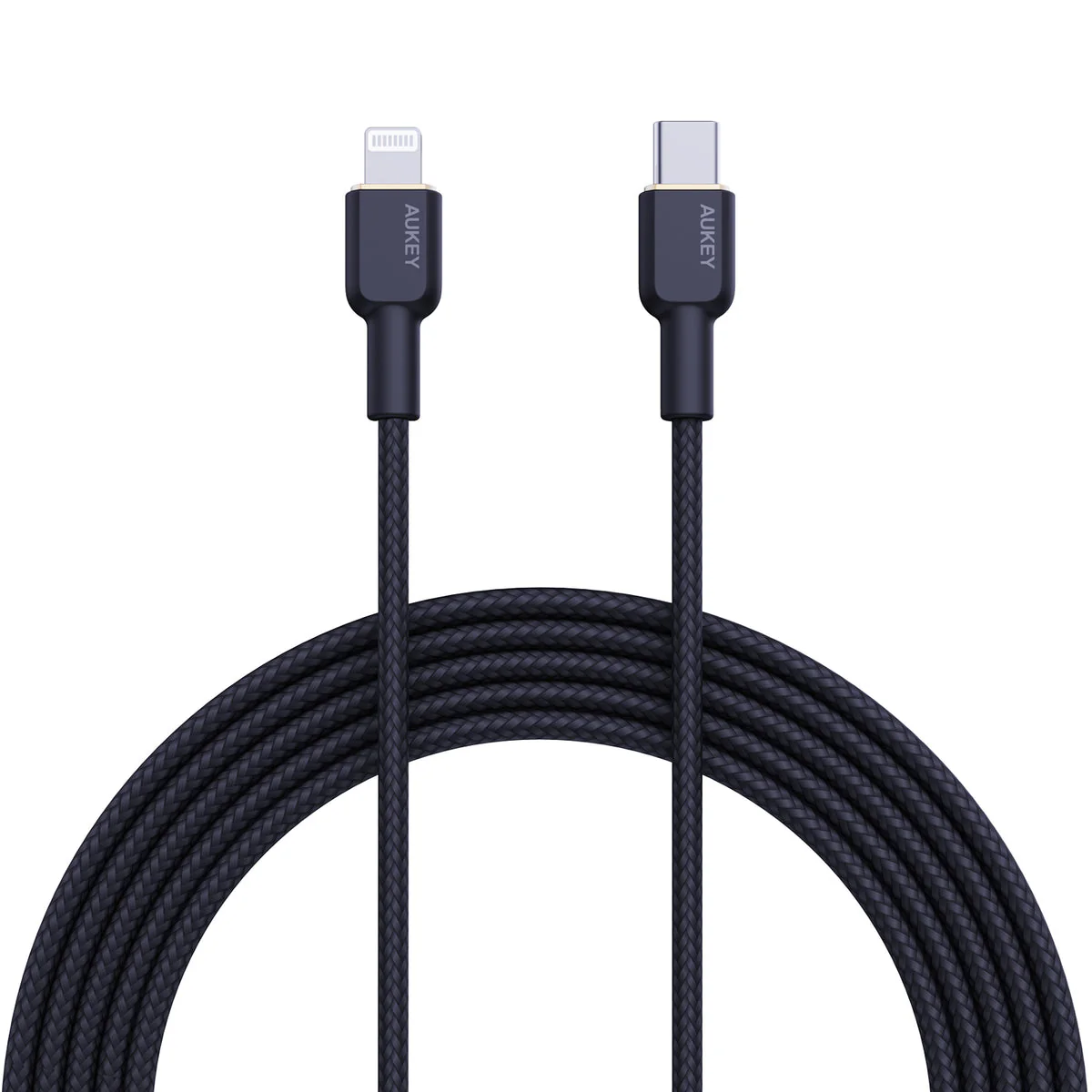 Aukey 1m Armid Fiber Core USB-C to Lightnning Cable