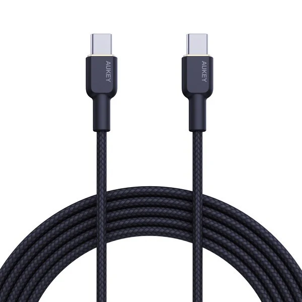 Aukey 1m Nylon Braided USB-C to USB-C Cable