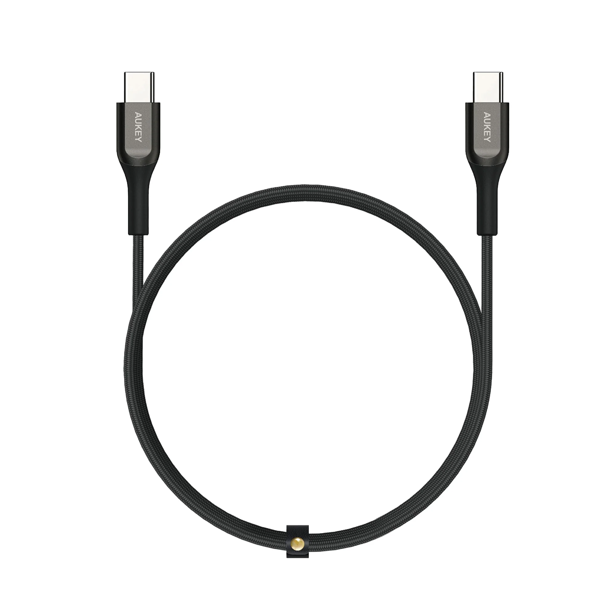 Aukey CB-AKC3 USB C To USB C 60W PD Quick Charge Kevlar Cable - 1.2M - Image 2