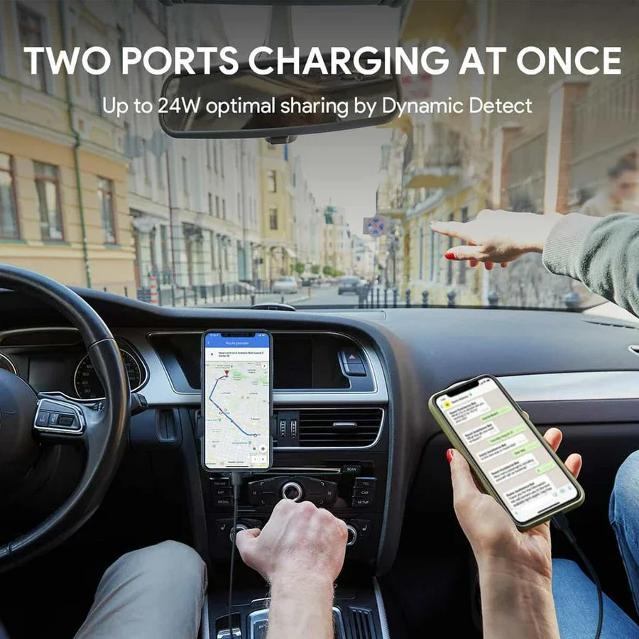 Aukey Dual Port USB-C 30W PD Car Charger - Image 3