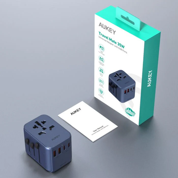Aukey PA-TA07 35W Travel Mate Universal Adapter - Image 5
