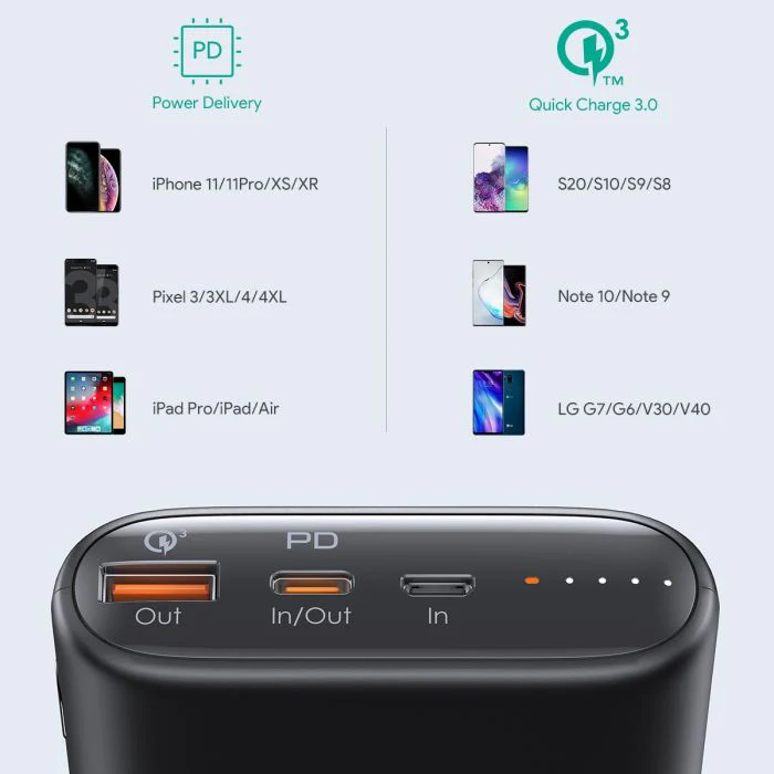 Aukey PB-Y39 15000mAh Power Bank with 20W PD - Image 3