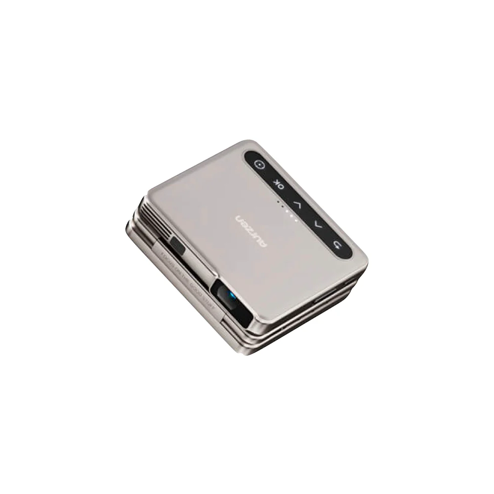 Aurzen Zip Tri-Fold Portable Mini Projector- Titanium Gold - Image 2