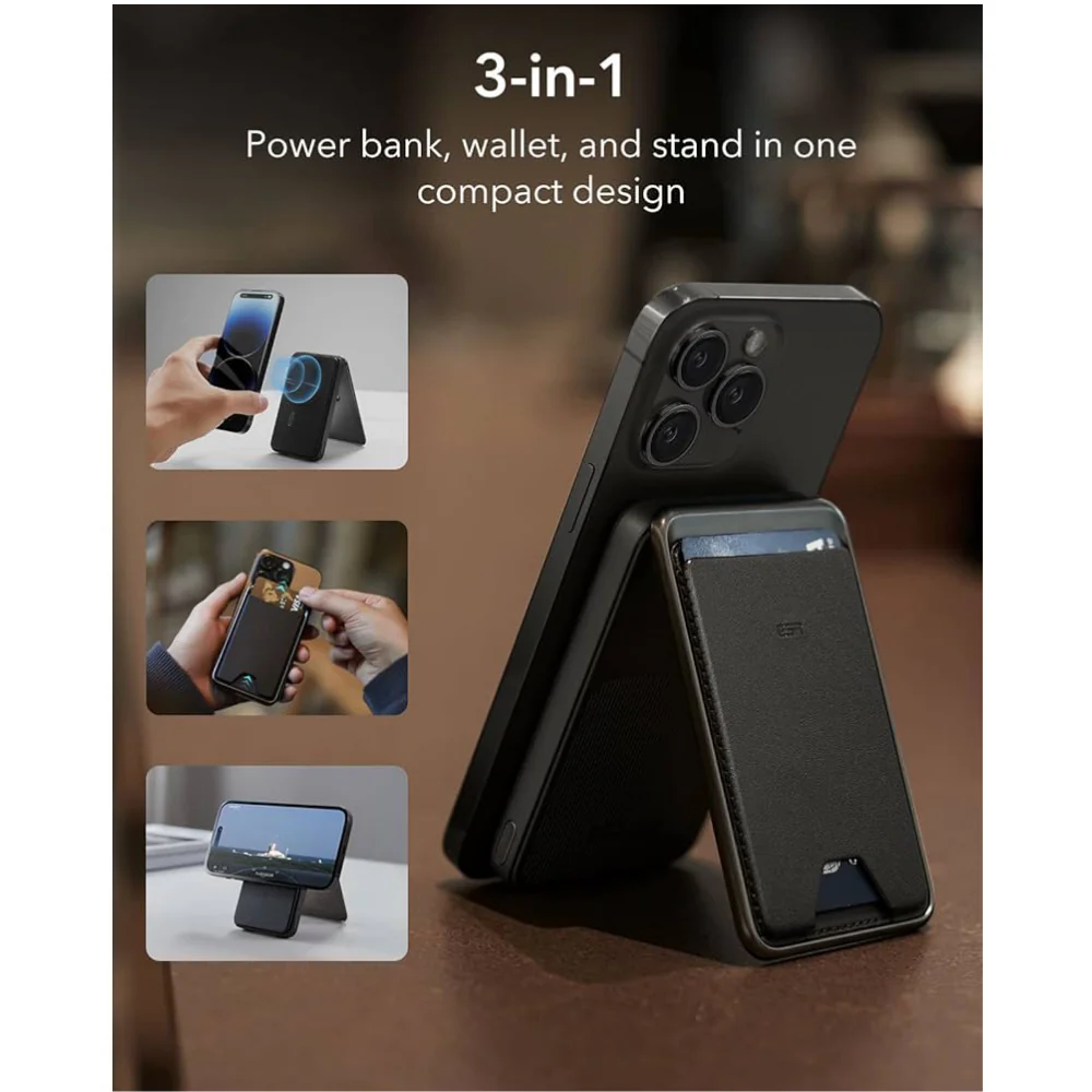 ESR HaloLock Wireless Power Bank Wallet - Image 3