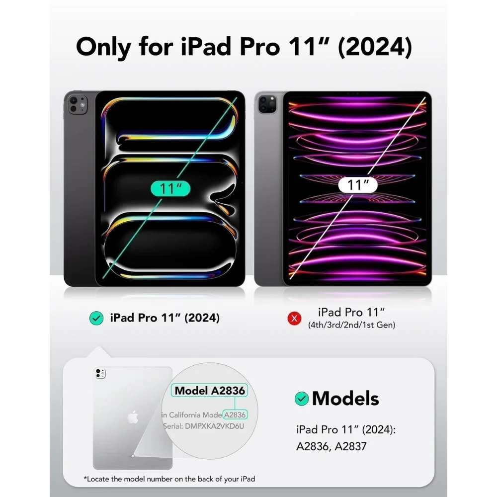 ESR Shift Magnetic Case iPad Pro 11 inch (2024) - Image 2