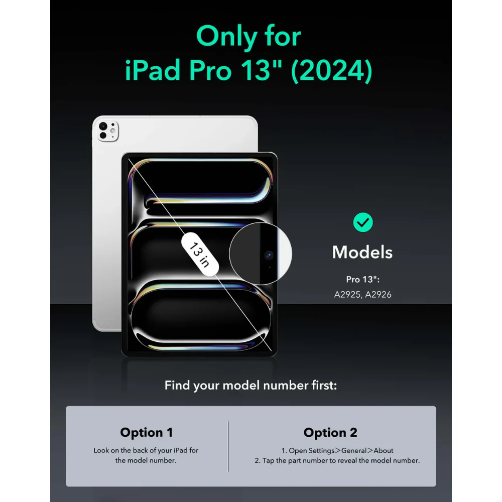 ESR Shift Magnetic Case iPad Pro 13 inch (2024) - Image 2