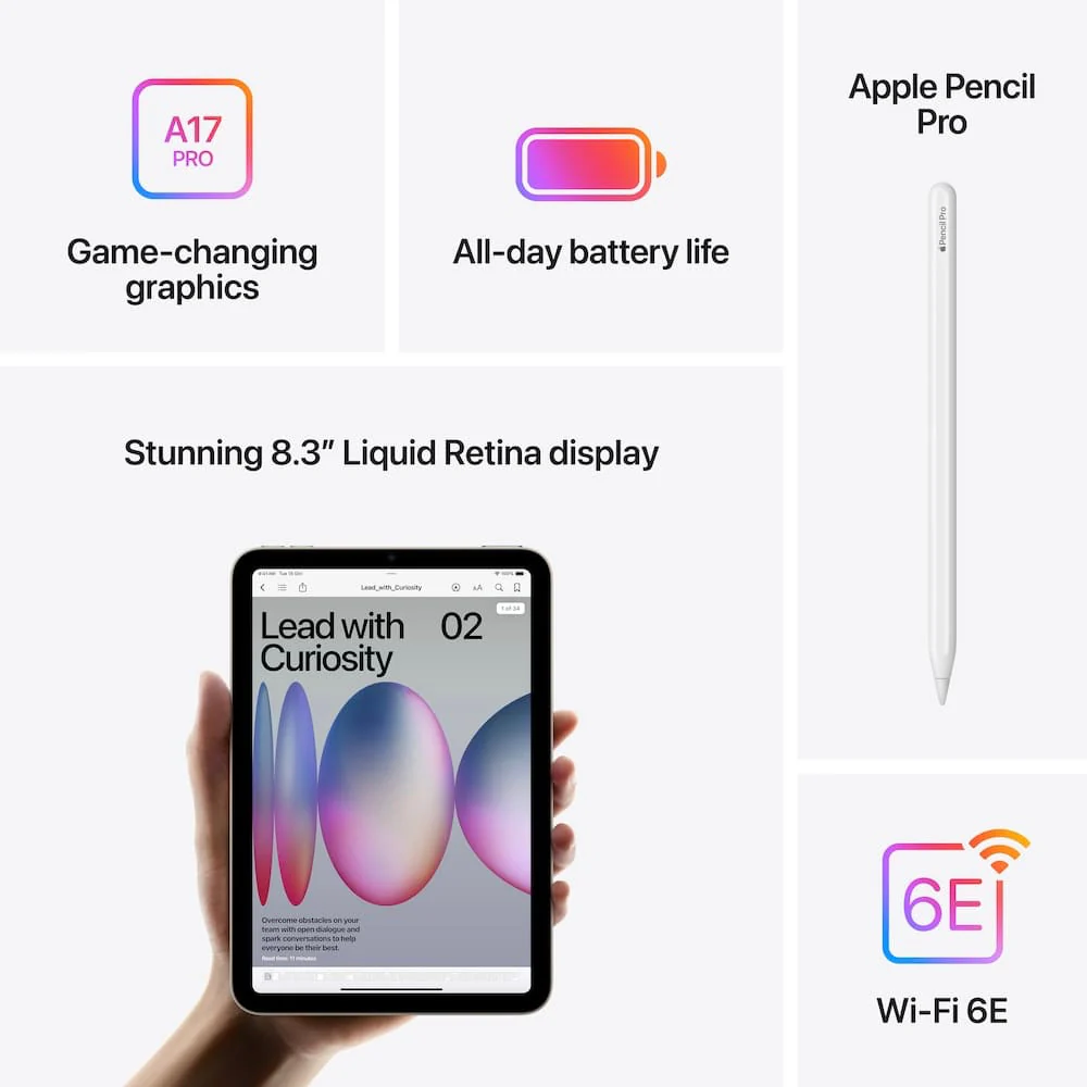 iPad Mini (A17 Pro) Wi-Fi + Cellular - Image 4