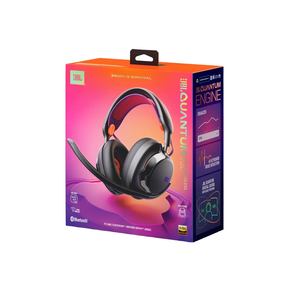 JBL Quantum 950 Wireless Gaming Headset - Black - Image 7