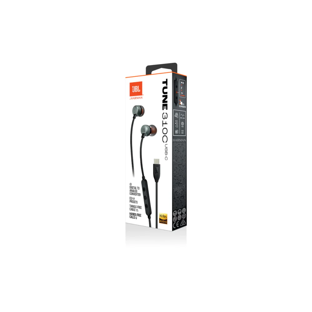 JBL Tune 310C USB-C Wired Hi-Res In-Ear Headphones - Image 6