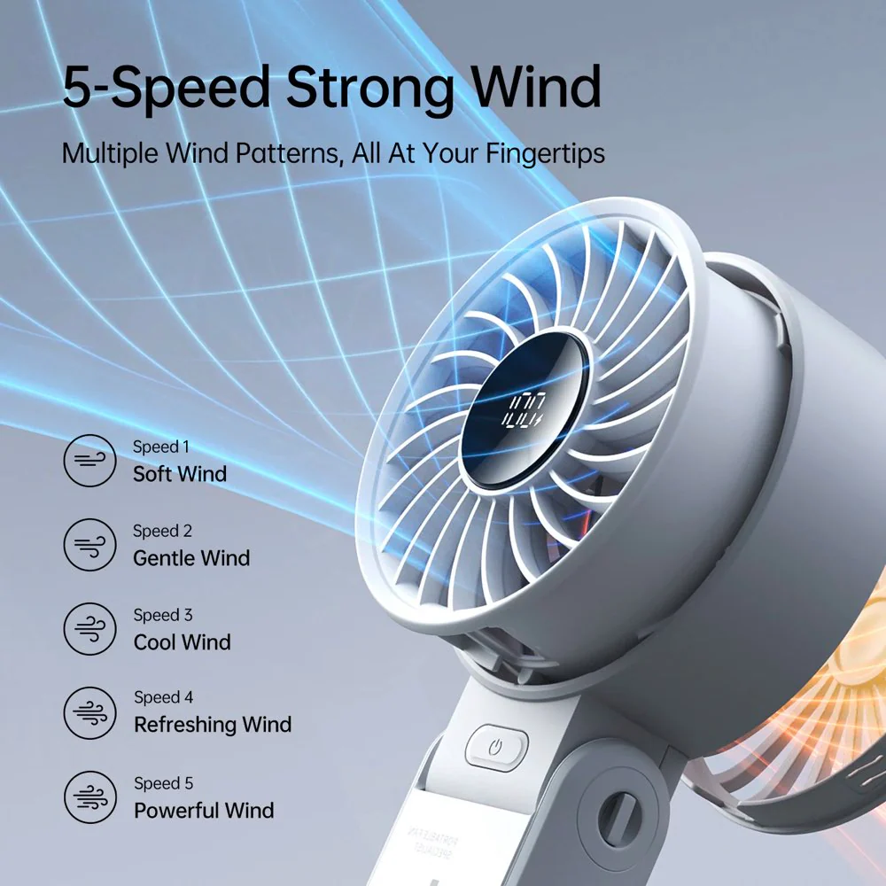 Jisulife Handheld Fan Life7 (5000mAh) - Image 7