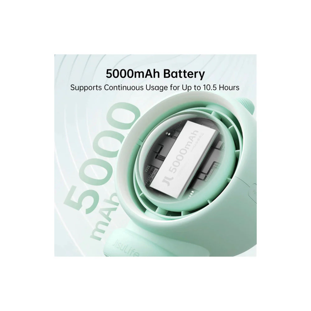 Jisulife Stroller Fan Life2S(5000mAh) (Life2S-BROWN) - Brown - Image 6
