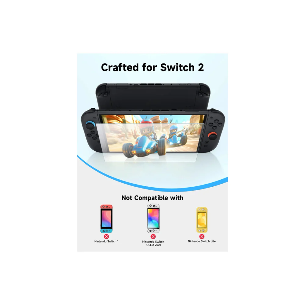 Jsaux Anti-Glare Screen Protector for Switch 2 (2 PACK) - Image 10