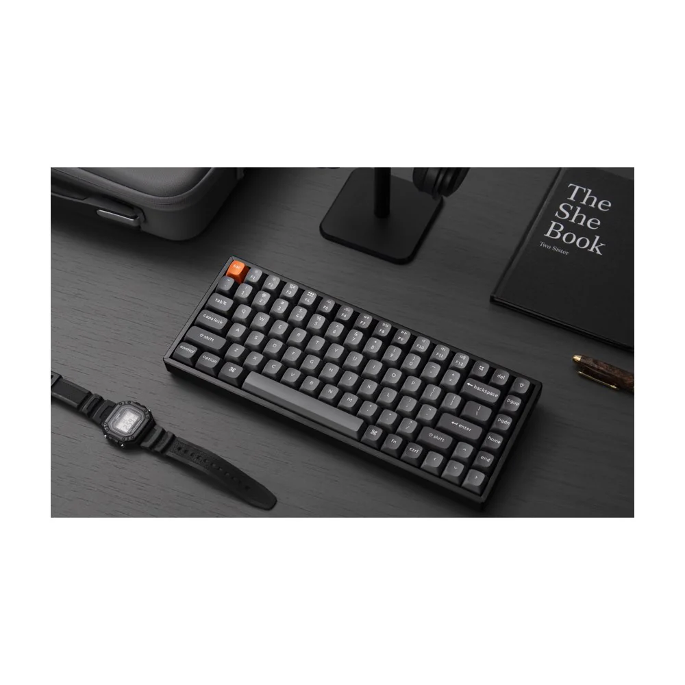 Keychron K2 Max ANSI 75% layout 81 Key Full Assembled Banana Switch RGB Backlight Hot-Swap Keychron Super Banana Wireless / Wired / 2.4GHz Normal Profile QMK Custom Keyboard - Image 5