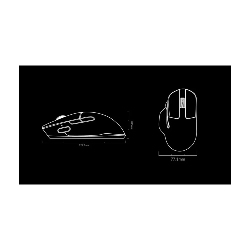 Keychron M7 -63g - Non-backlit BT/2.4GHz/Wired Mouse - Image 9