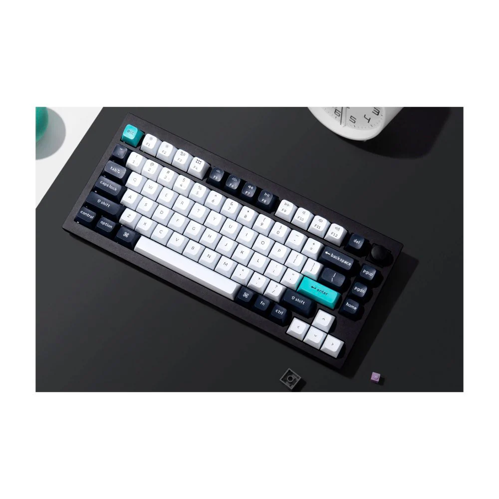 Keychron Q1 Max ANSI 75% layout 81 Key Carbon Black Full Assembled Knob Red Switch RGB Hot-Swap BT/2.4GHz/Wired Normal Profile QMK Custom Keyboard - Image 3