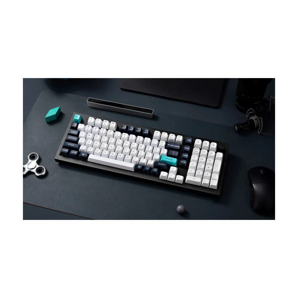 Keychron Q5 Max ANSI 96% layout 102 Key Carbon Black Full Assembled Knob Red Switch RGB Hot-Swap BT/2.4GHz/Wired Normal Profile QMK Custom Keyboard - Image 3