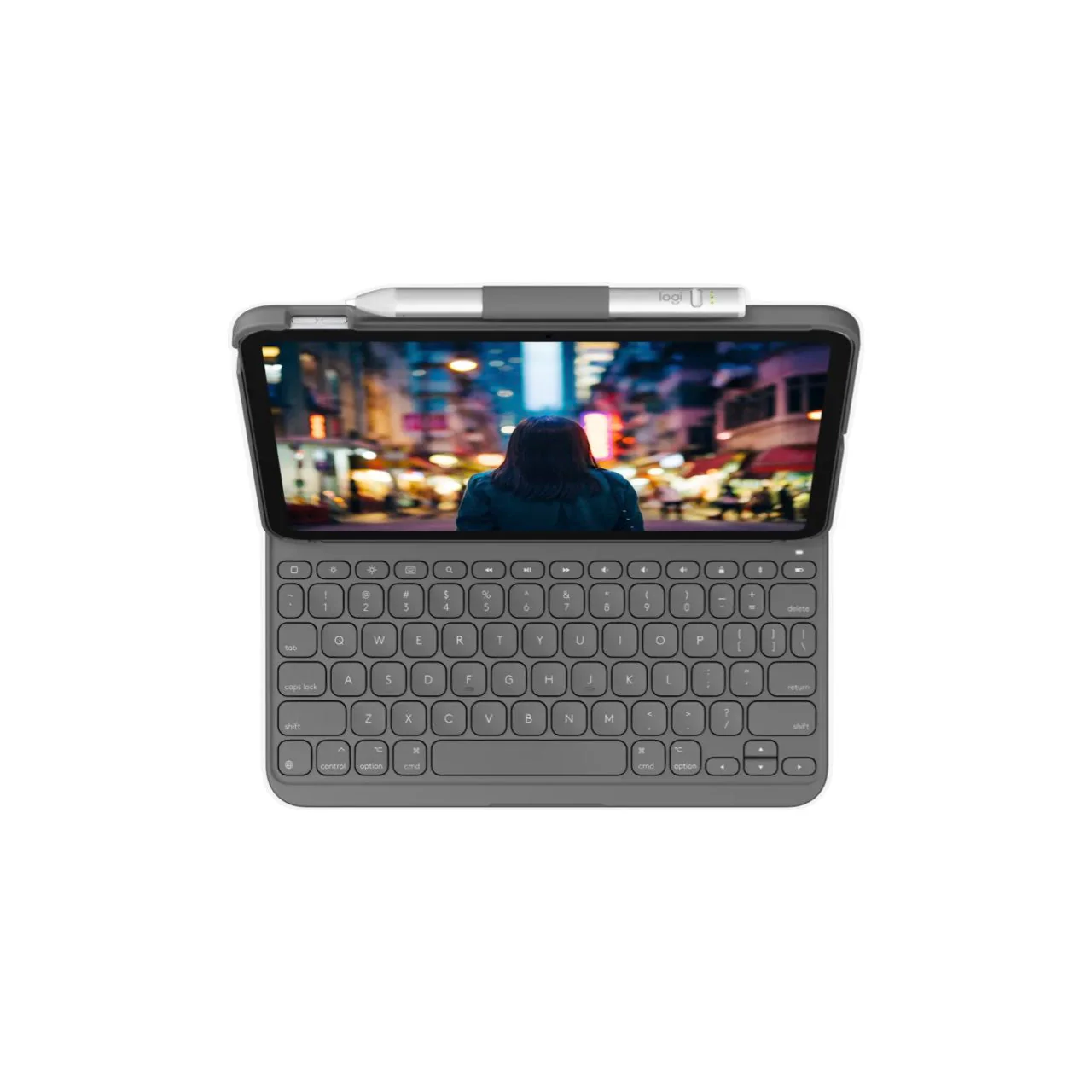 Logitech SLIM FOLIO for iPad (10th Gen) - Oxford Grey - Image 2