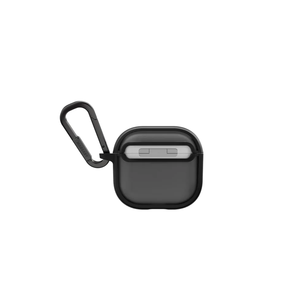 Mageasy AirPods 4 Roam | Carabiner Included - Translucent Titanium - Image 3