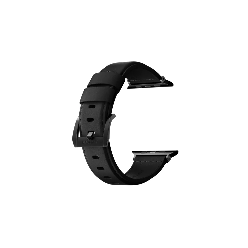 MAGEASY Nappa Calfskin Leather Apple Watch Band - Image 6