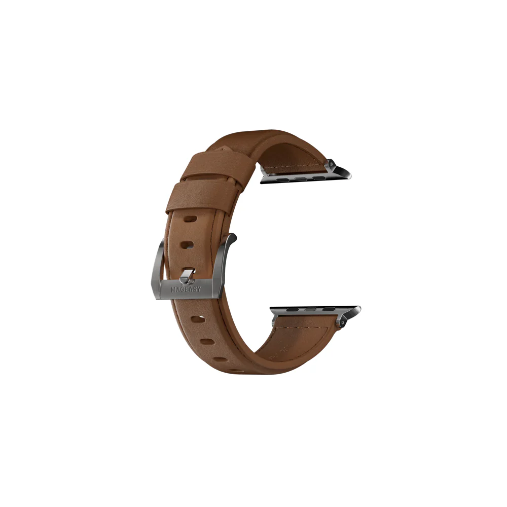 MAGEASY Nappa Calfskin Leather Apple Watch Band - Image 7