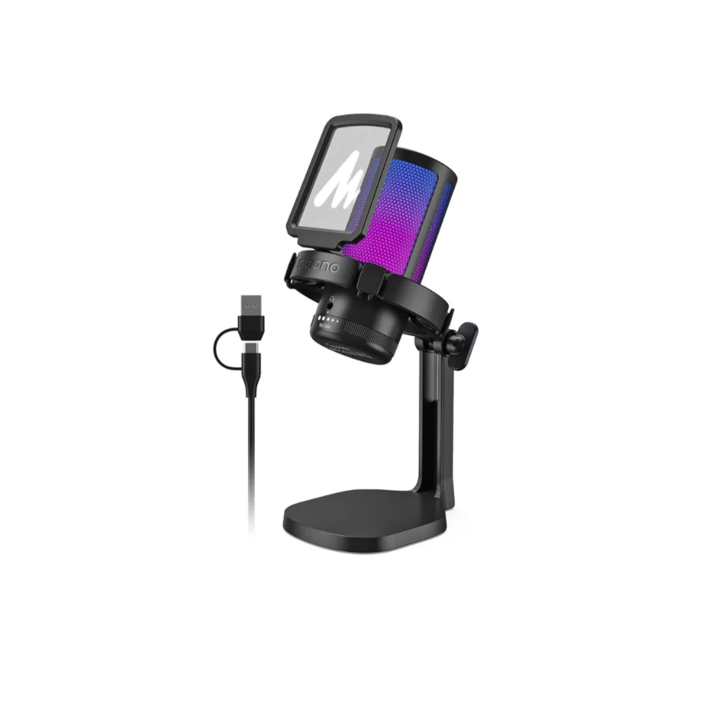 Maono DM20 Condenser USB Gaming RGB Microphone - Image 3