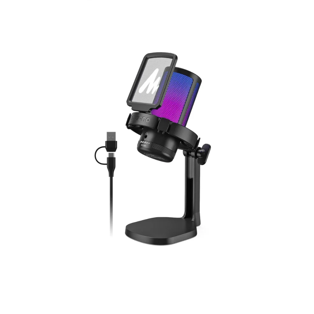Maono DM20 Condenser USB Gaming RGB Microphone - Image 4