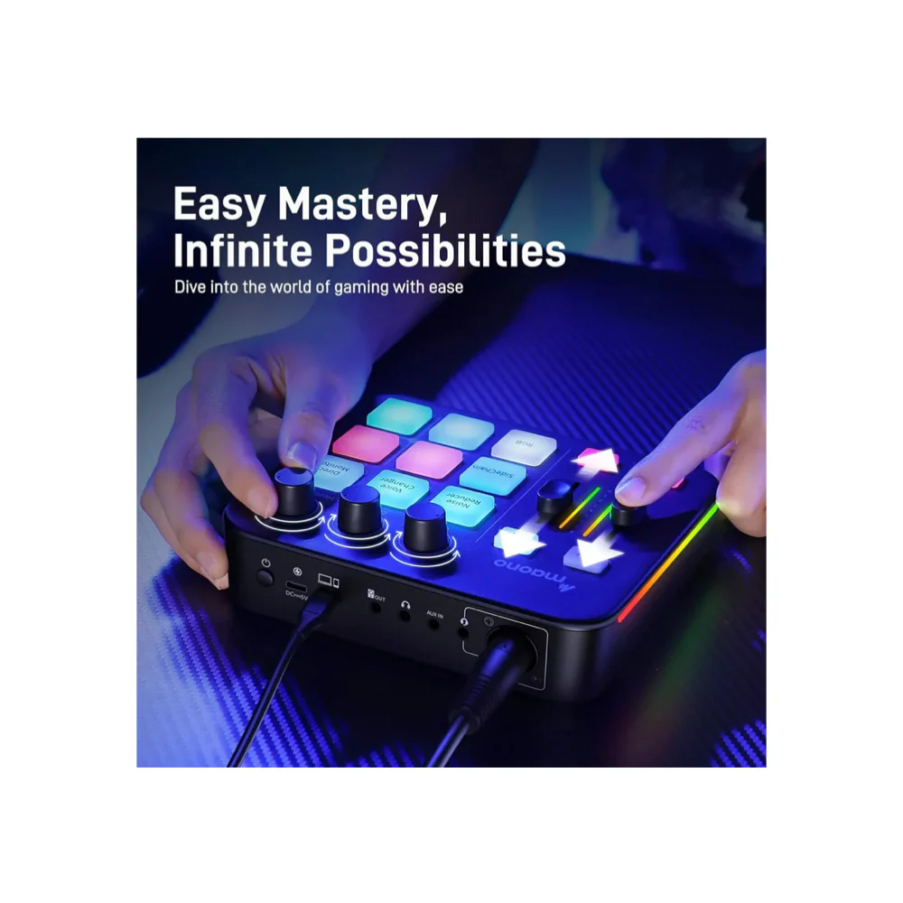 MAONO Maonocaster G1 NEO Audio Mixer MAO-G1NEO(BLK) - Image 6