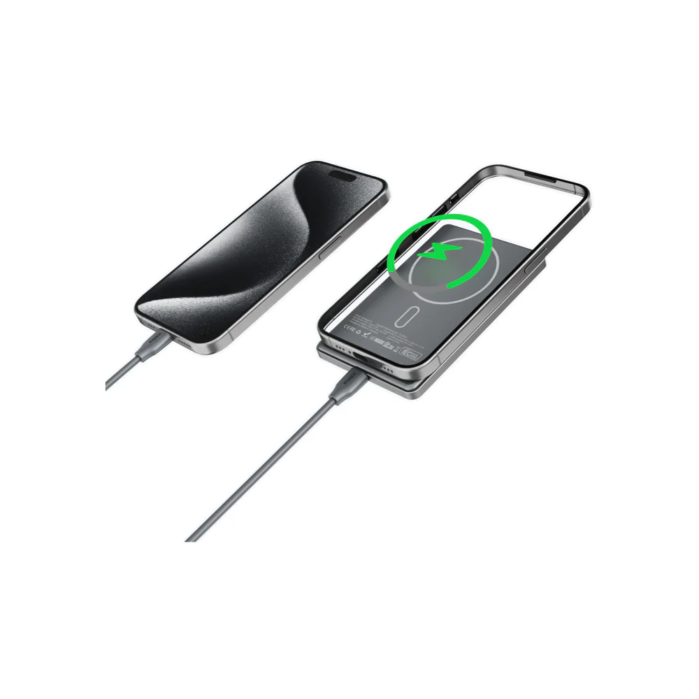 Mazer MagAir19 5000mAh Ultra Slim Magnetic Wireless Power Bank - Image 10