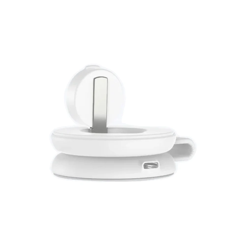 Mazer MagPadDuo 2in1 qi2 Foldable Wireless Charging Pad - White - Image 3