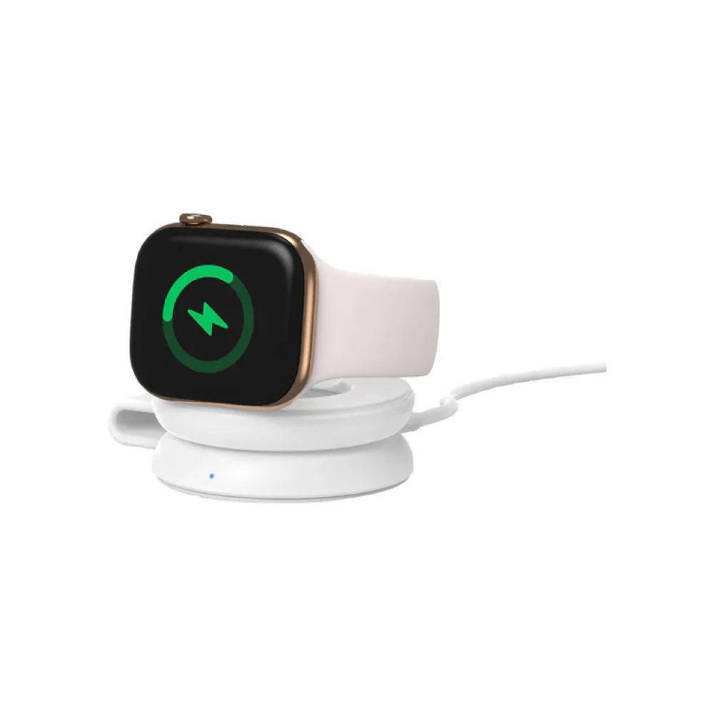 Mazer MagPadDuo 2in1 qi2 Foldable Wireless Charging Pad - White - Image 6