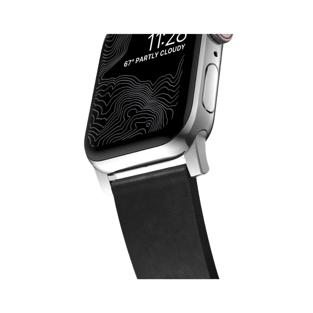 Nomad Moderm Active Leather Strap for Apple Watch 45/44/42mm (Series SE/7/6/5/4/3/2) - Image 3