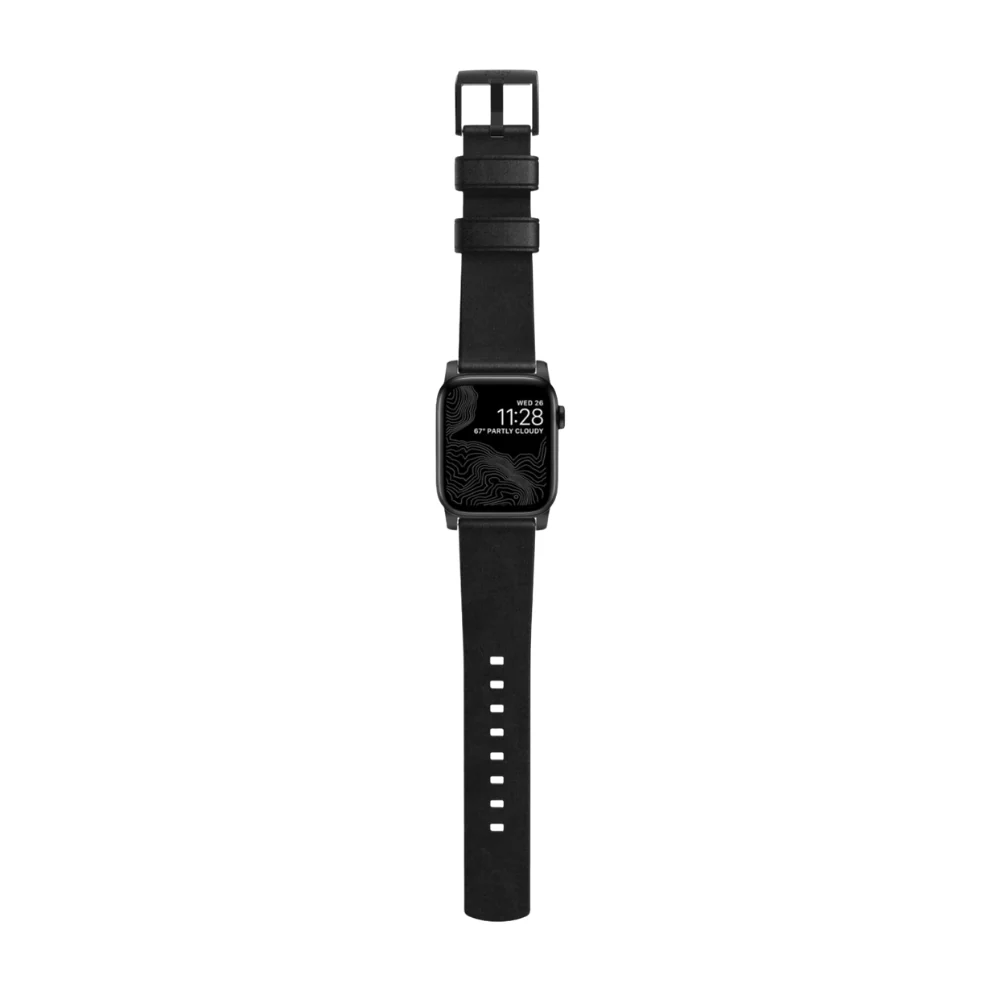 Nomad Modern Leather Strap for Apple Watch 45/44/42mm (Series SE/7/6/5/4/3/2) - Image 4