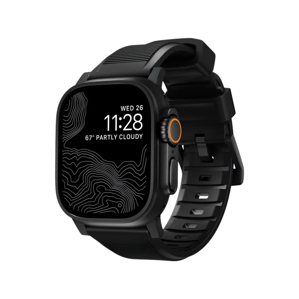 Nomad Rugged Strap for Apple Watch 45/44/42mm (Series SE/7/6/5/4/3/2) - Image 2