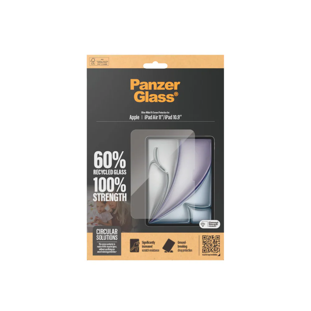 PanzerGlassÂź Screen Protector iPad Air 11 & iPad 10.9 |Ultra-Wide Fit - Image 2