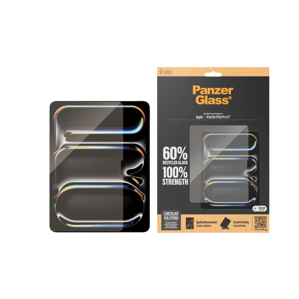 PanzerGlassÂź Screen Protector iPad Air/ iPad Pro 13 | Ultra-Wide Fit - Image 2