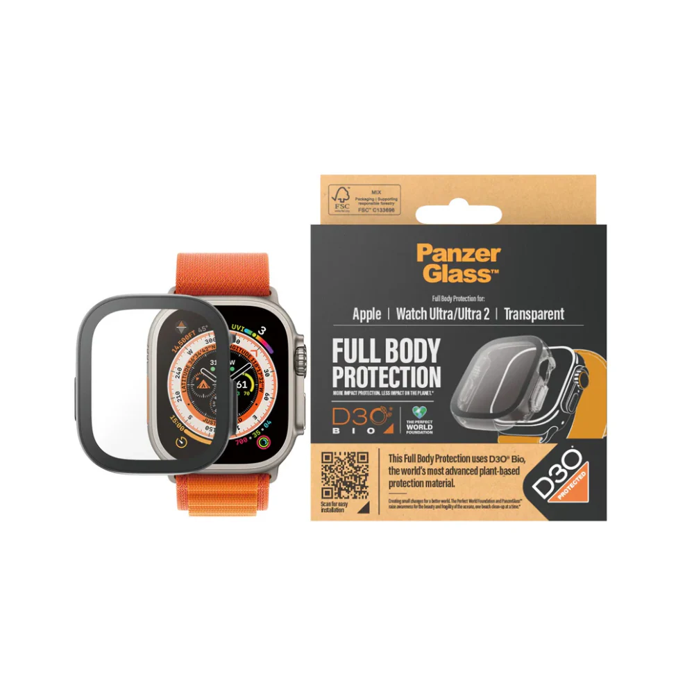PanzerGlass D30 Full Body Apple Watch Ultra 49mm Clear AB - Image 2