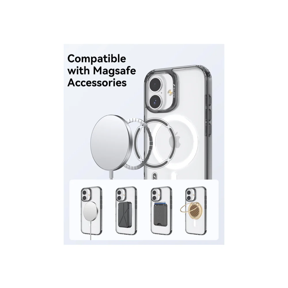 Raptic Air Clear Magsafe for iPhone 17 - Black - Image 6