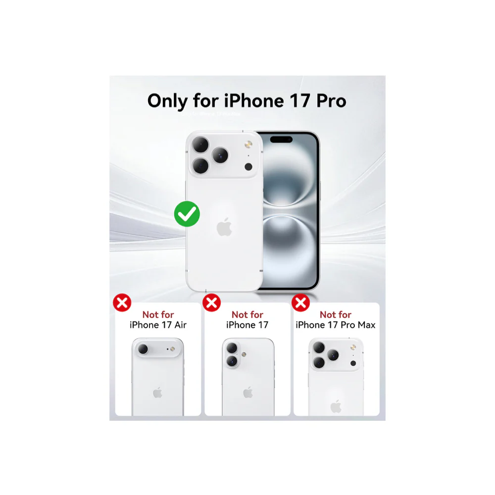 Raptic Air Clear Magsafe for iPhone 17 Pro - Black - Image 2