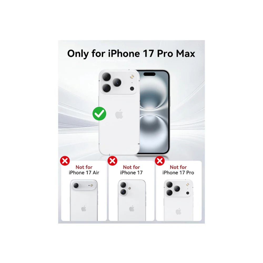 Raptic Air Clear Magsafe for iPhone 17 Pro Max - Black - Image 2