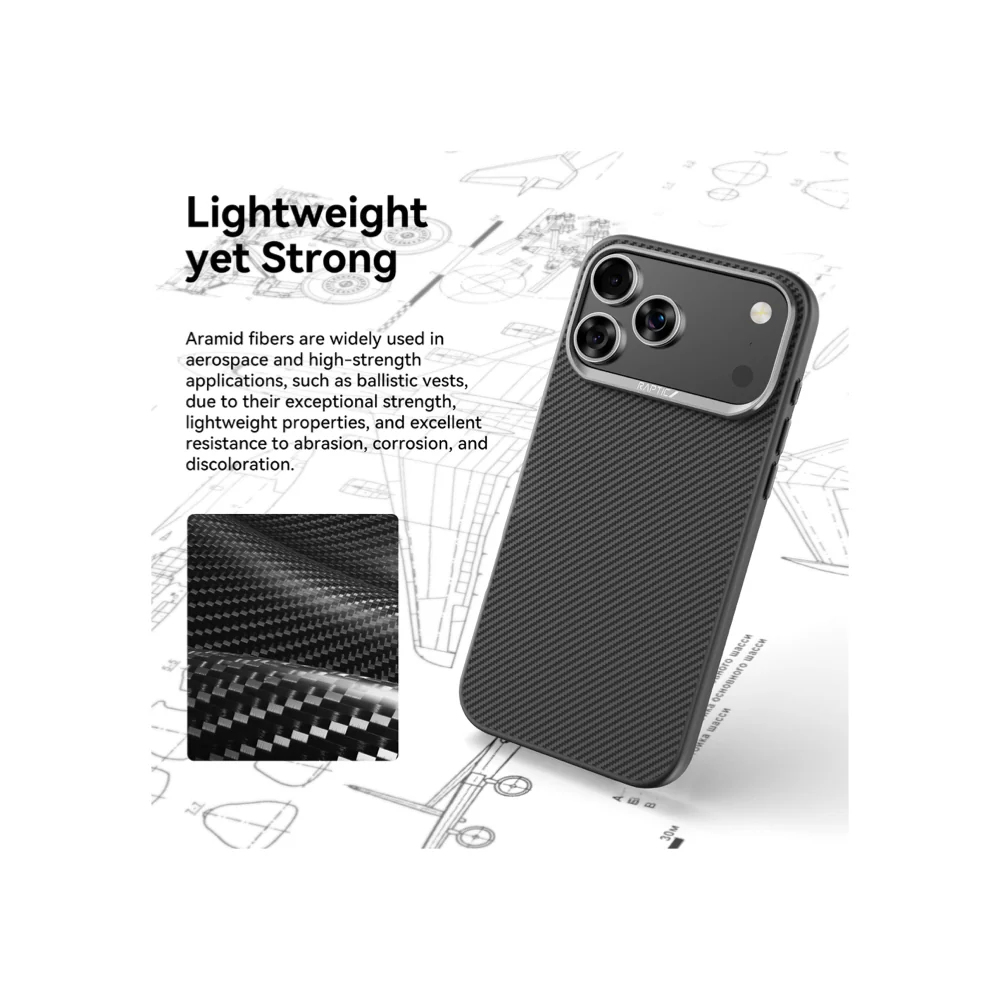 Raptic Aramid Dual Magsafe for iPhone 17 Pro Max - 600D - Image 3