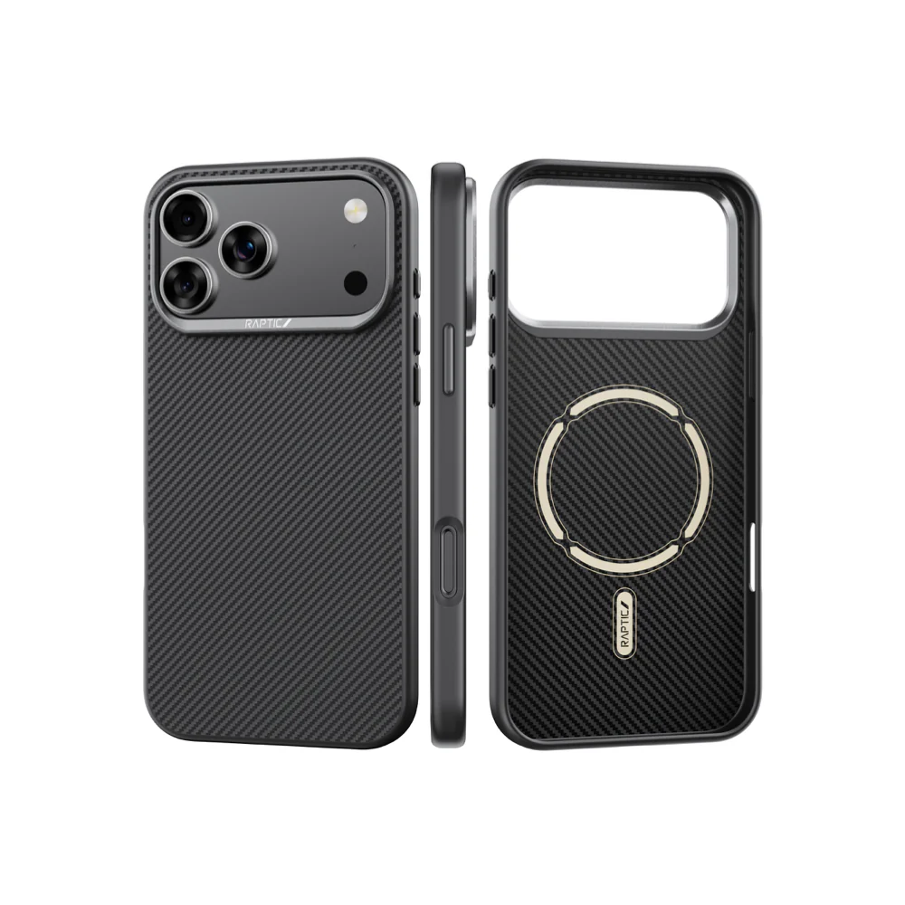 Raptic Aramid Fiber Dual Magsafe for iPhone 17 Pro - 600D