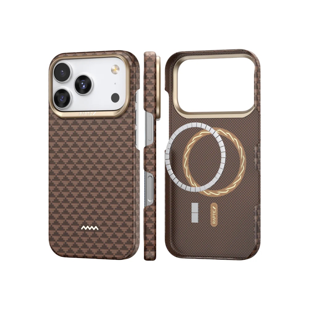 Raptic Aramid Fiber Skin-Origin Magsafe Case for iPhone 17 Pro - Image 4