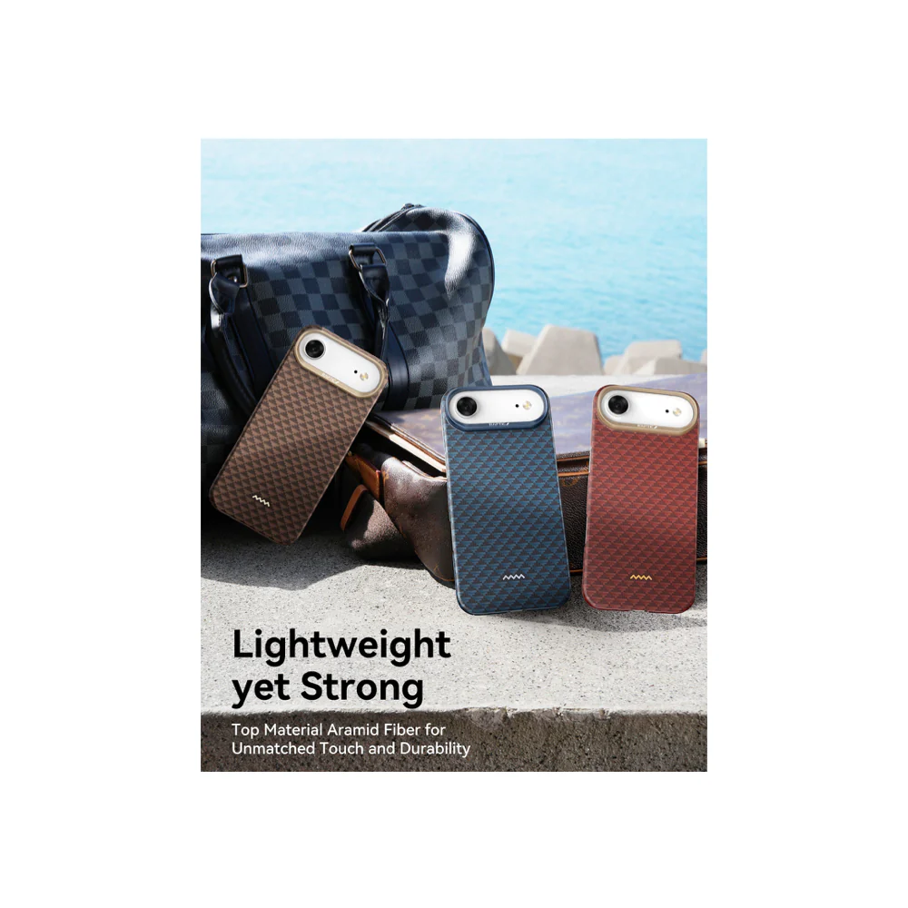 Raptic Aramid Fiber Skin-Origin Magsafe Case for iPhone Air - Humble - Image 2