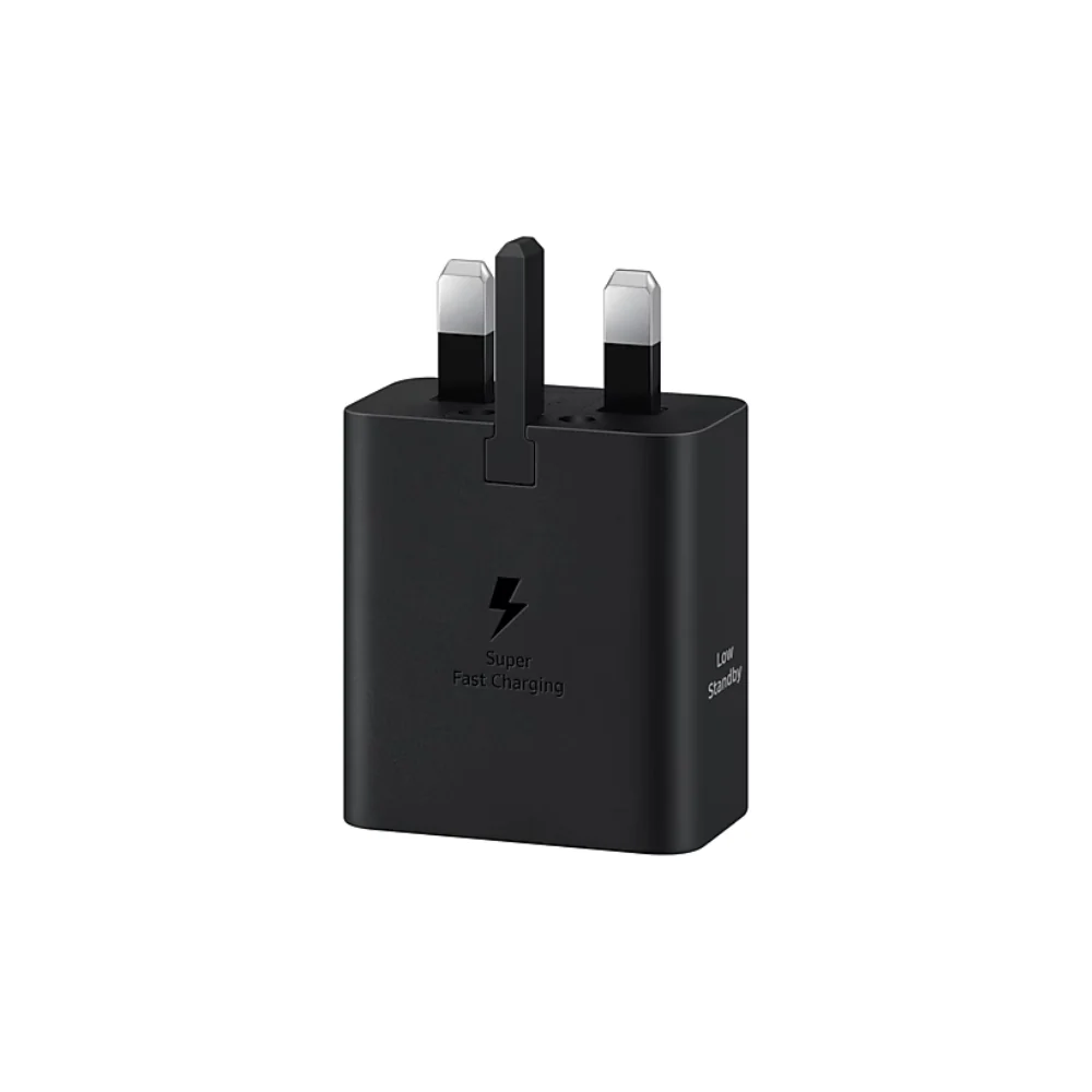 Samsung 25W Power Adapter (USB-C) WO Cable - Black - Image 4
