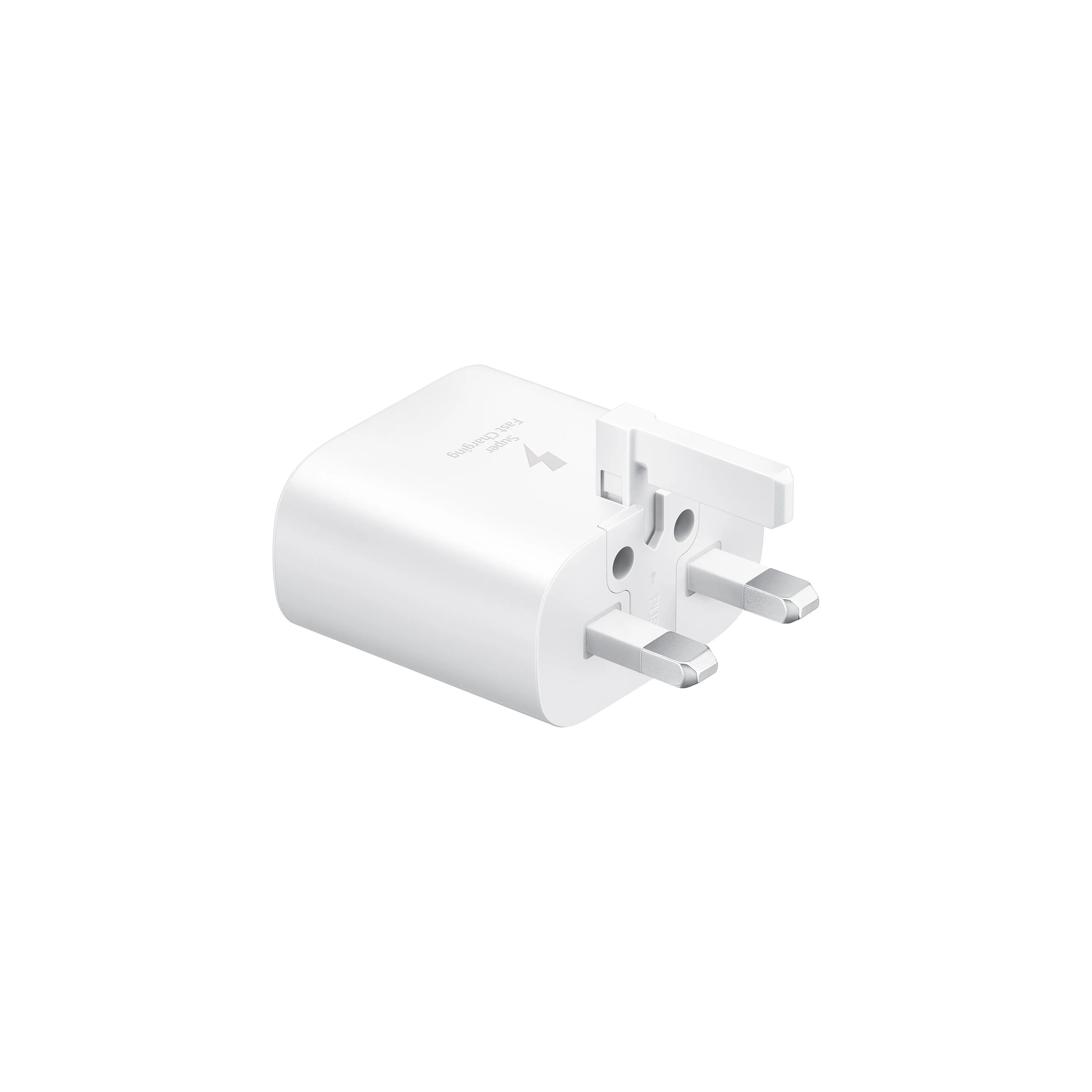Samsung 25W Power Adapter (USB-C) WO Cable - White - Image 2