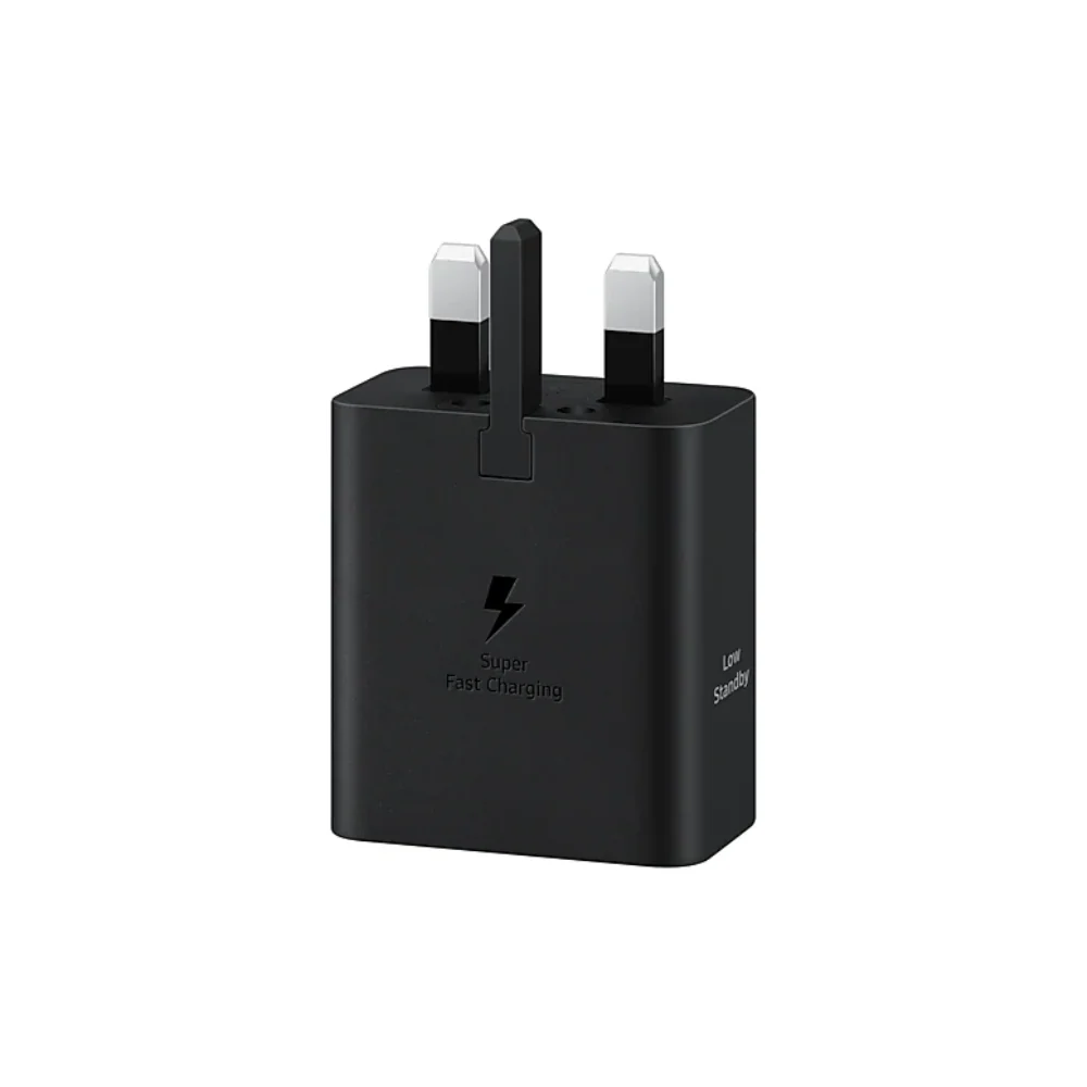 Samsung 45W Power Adapter (USB-C) WO Cable - Black - Image 2