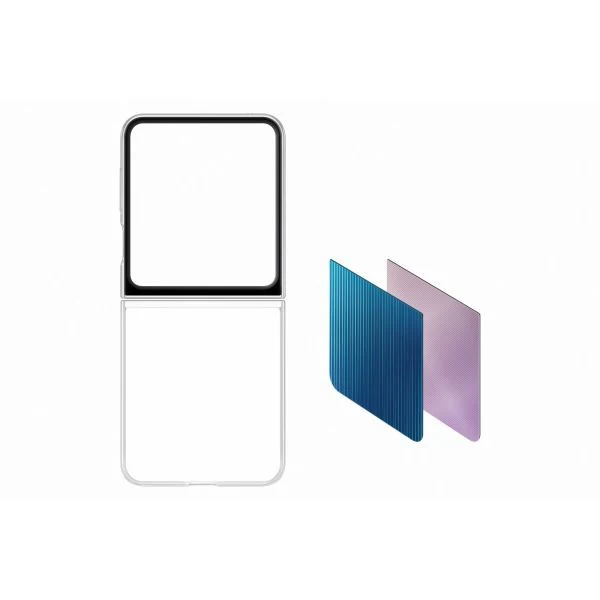 Samsung Galaxy Z Flip5 Card Suit Cover - Transparent - Image 3
