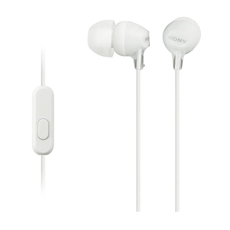 Sony In-Ear Headphones - White (MDR-EX15APWZE) - Image 3