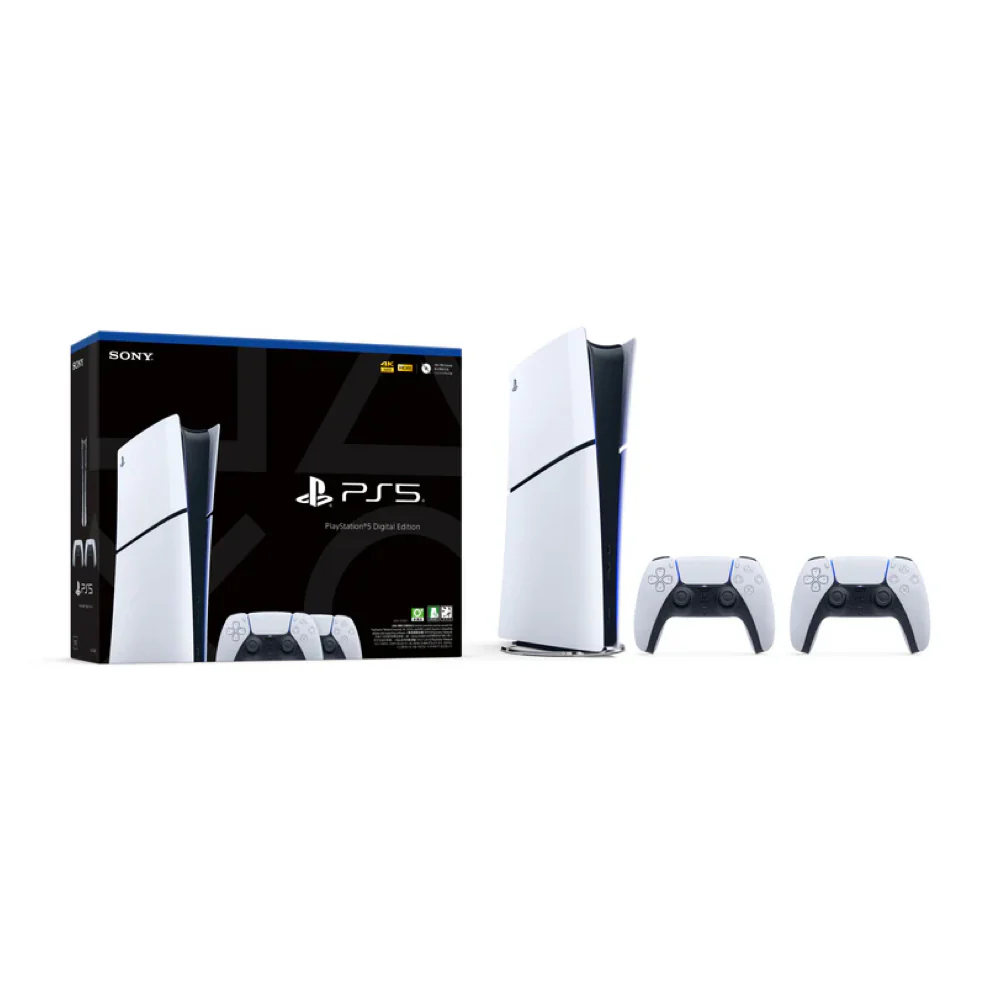 Sony PlayStation®5 Slim Digital Edition - Two DualSense™ Wireless Controllers Bundle (ASIA-00480) - Image 3