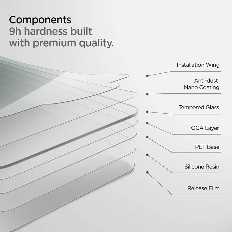 Spigen GLAStR Premium Tempered Glass Screen Protector for iPad 10.2 (2019-2021) - Clear - Image 4